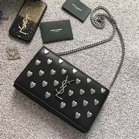 ysl heart handbag|YSL heart bag black.